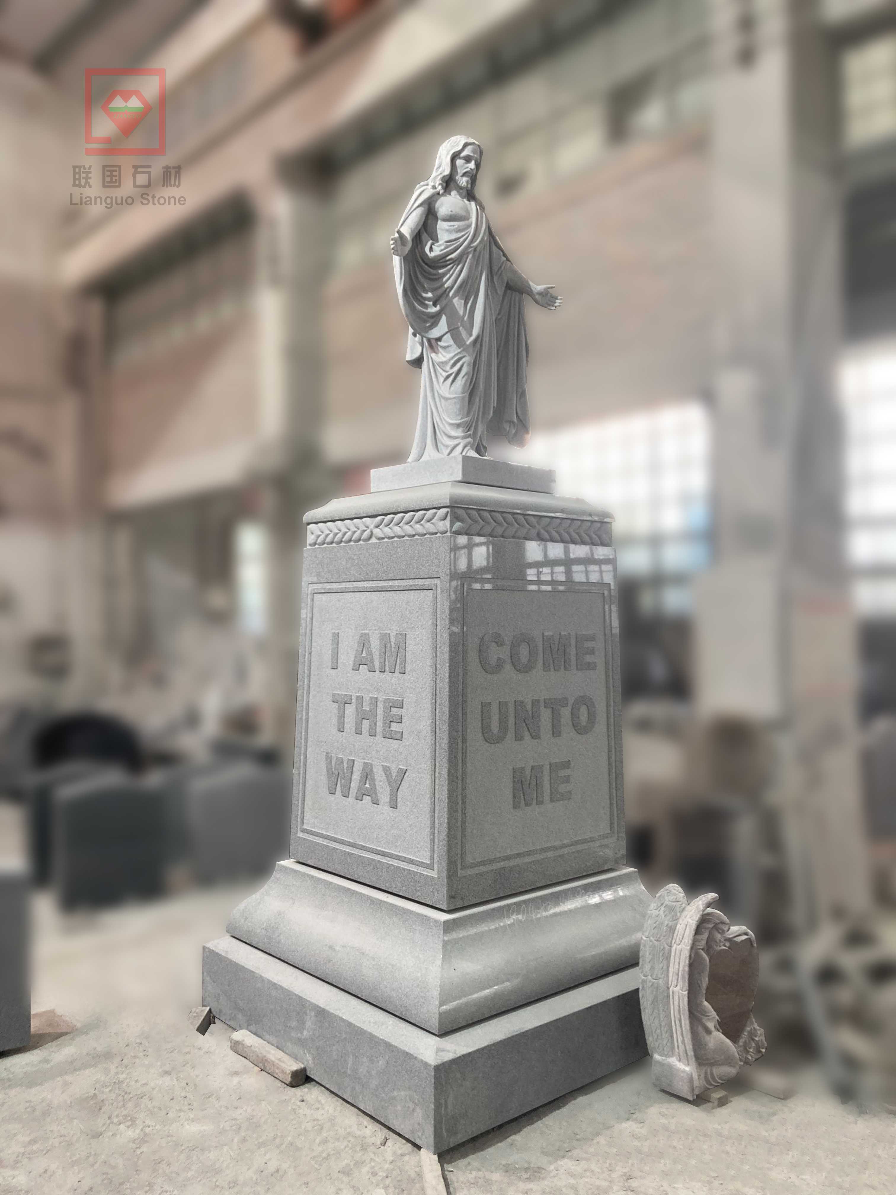 Custom America Granite Monuments with Statues