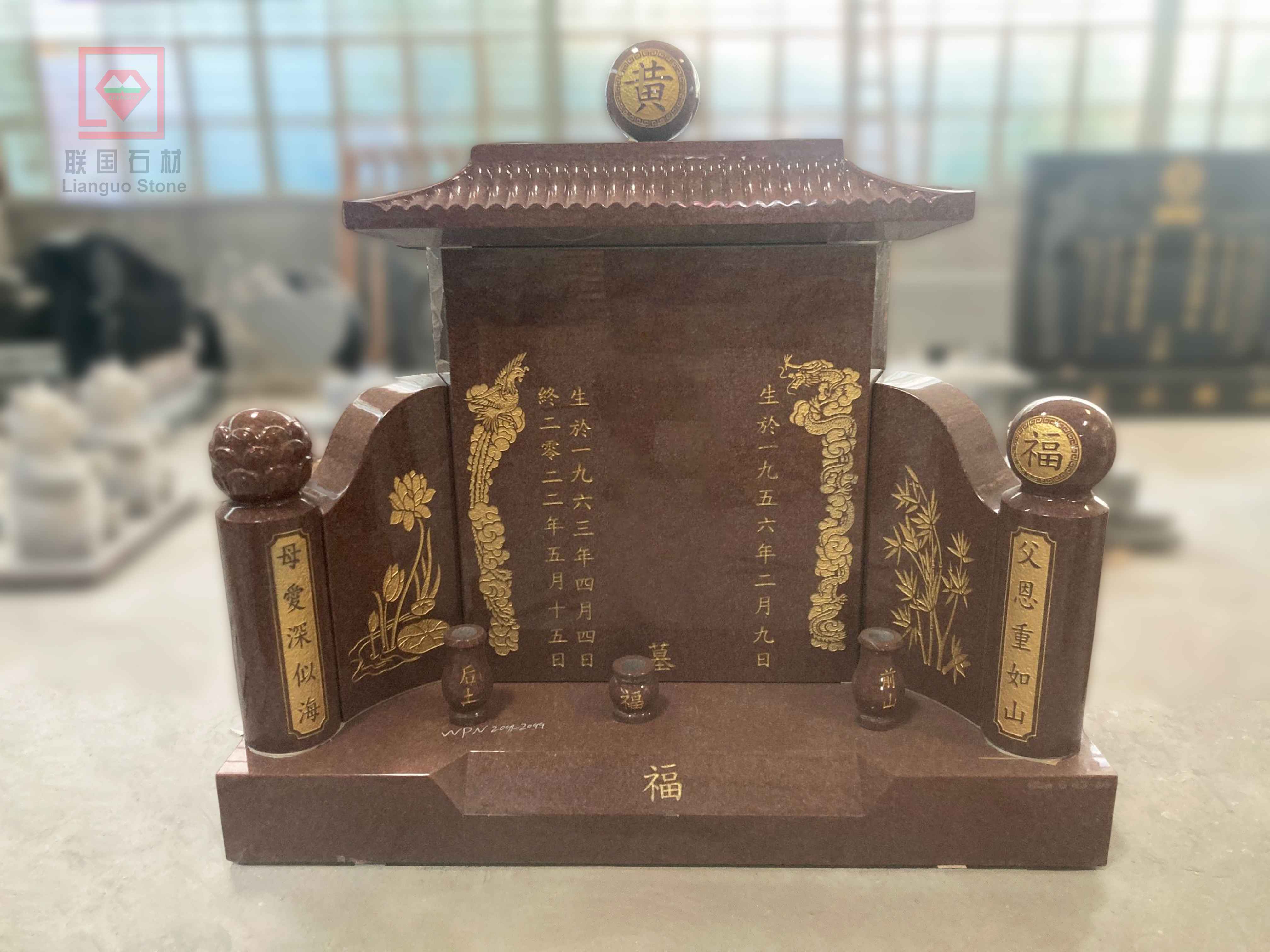 Custom Chinese-Style Granite Monuments manufacturer