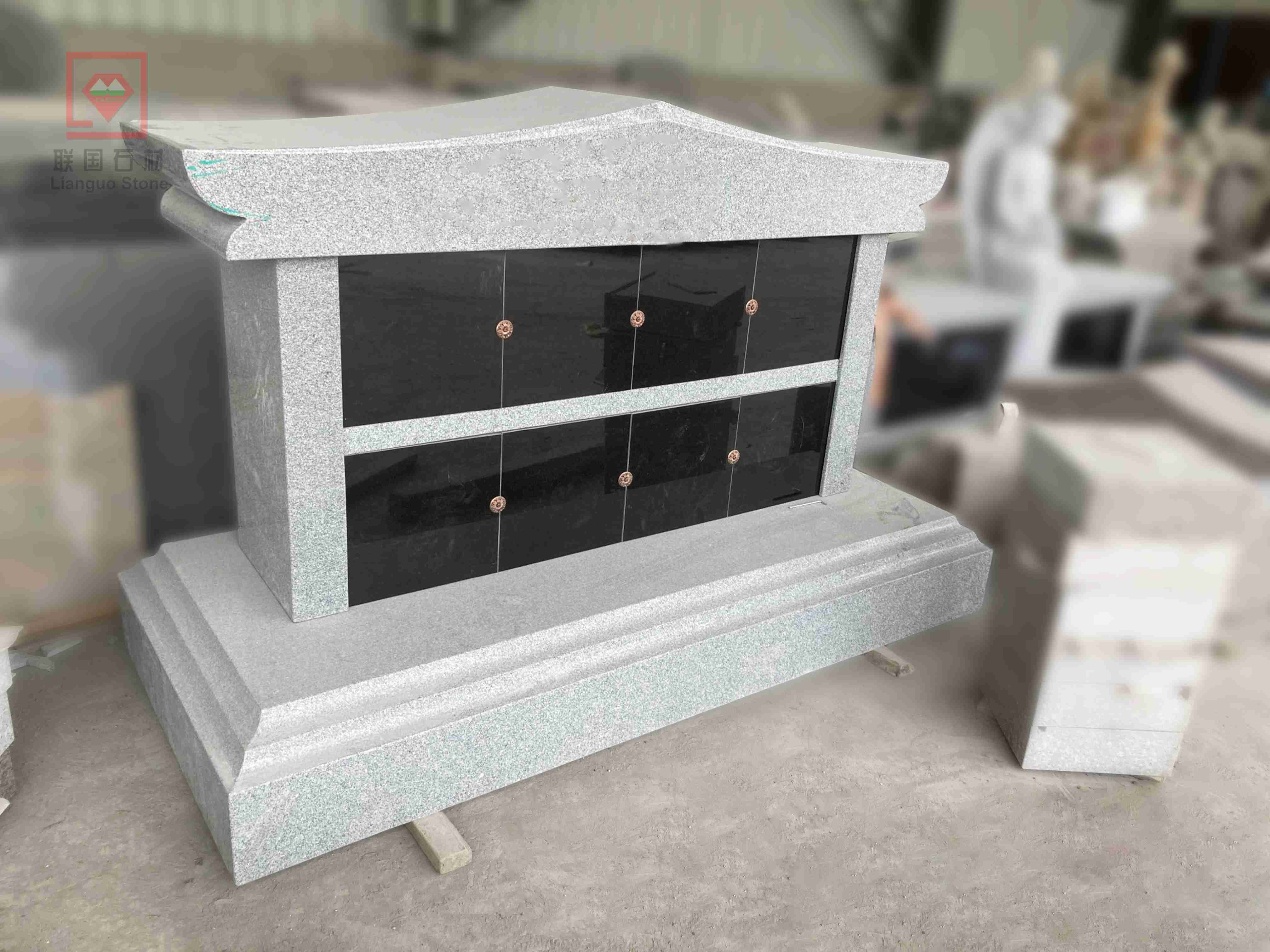 high-quality custom granite columbarium cases for America