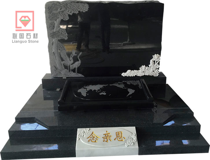 Chinese Granite Monument - Honoring the memory of those who have passed